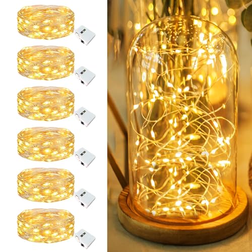 20 LED 7ft Mini Battery Fairy Lights with 3 Modes