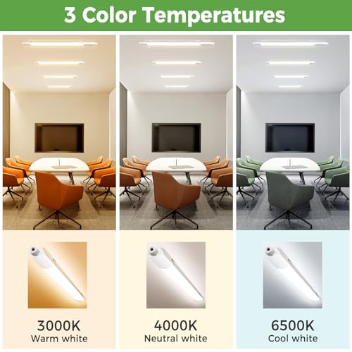 Selectable CCT 3000K/4000K/6500K with memory function after power outage