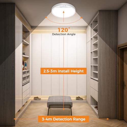 easy installation diagram for hardwired motion sensor ceiling light
