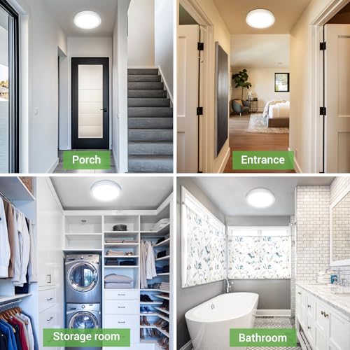 Size comparison of the 18W LED ceiling light with a standard reference object