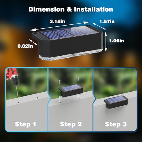 Size and installation diagram showing screw and tape mounting options