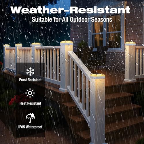 IP65 waterproof construction protecting against rain and moisture