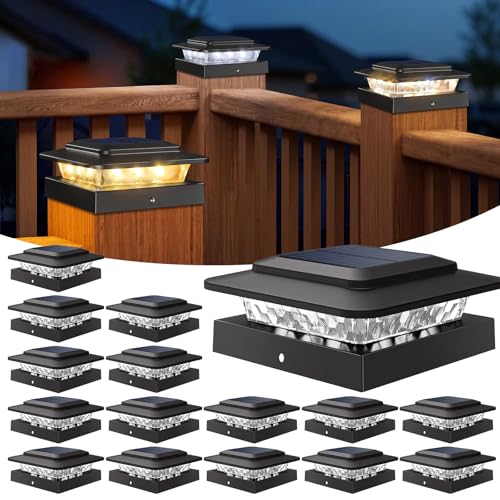 Solar Post Cap Lights 3 Color 2 Brightness IP65