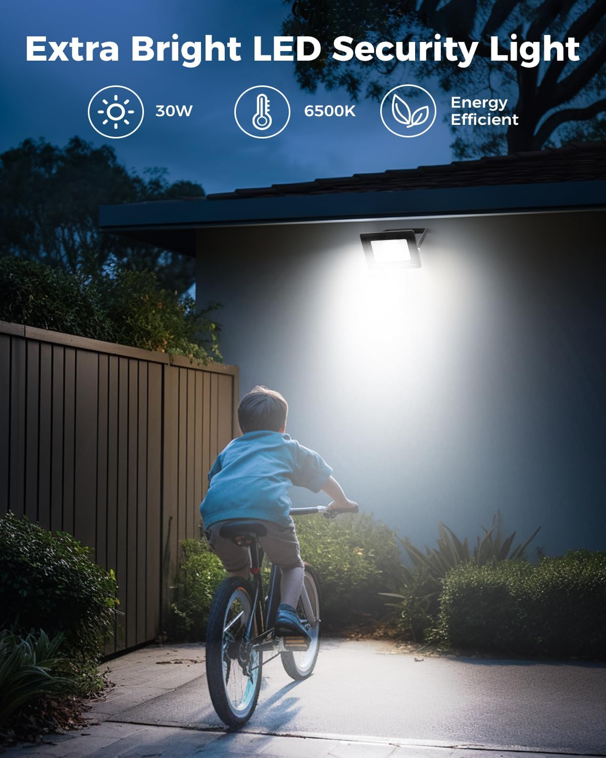 brightness specifications and 6500K color temperature for flood light