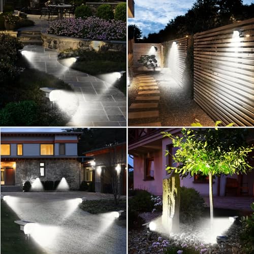 Multi-scene applications: solar spot light illuminating yard, garden, driveway