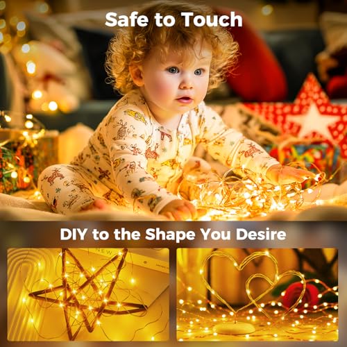 Safe touch design with DIY-friendly copper wire for easy bending and shaping