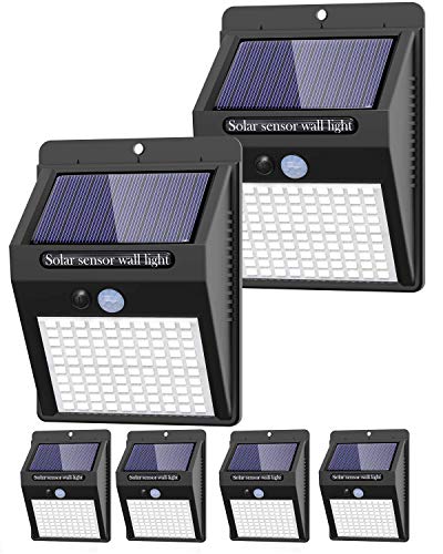Solar Motion Sensor Lights 100LED 3 Modes IP65 Waterproof