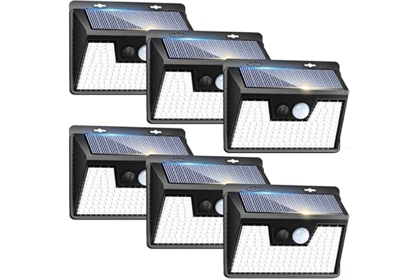 Solar Security Lights 3 Modes IP65 Waterproof 140 LED